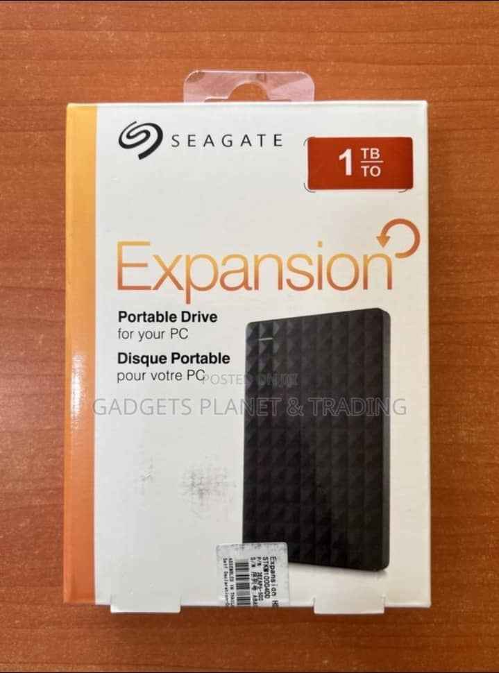 Seagate Expansion 2.5" External Hard Drive - 1TB 1 Terabyte